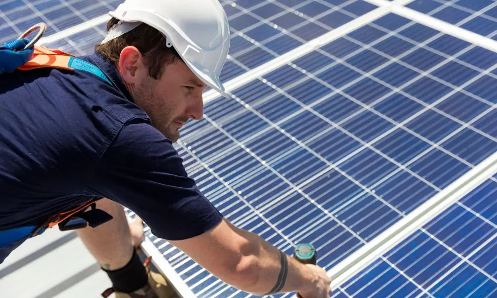 One Power Solar installation on a residential roof